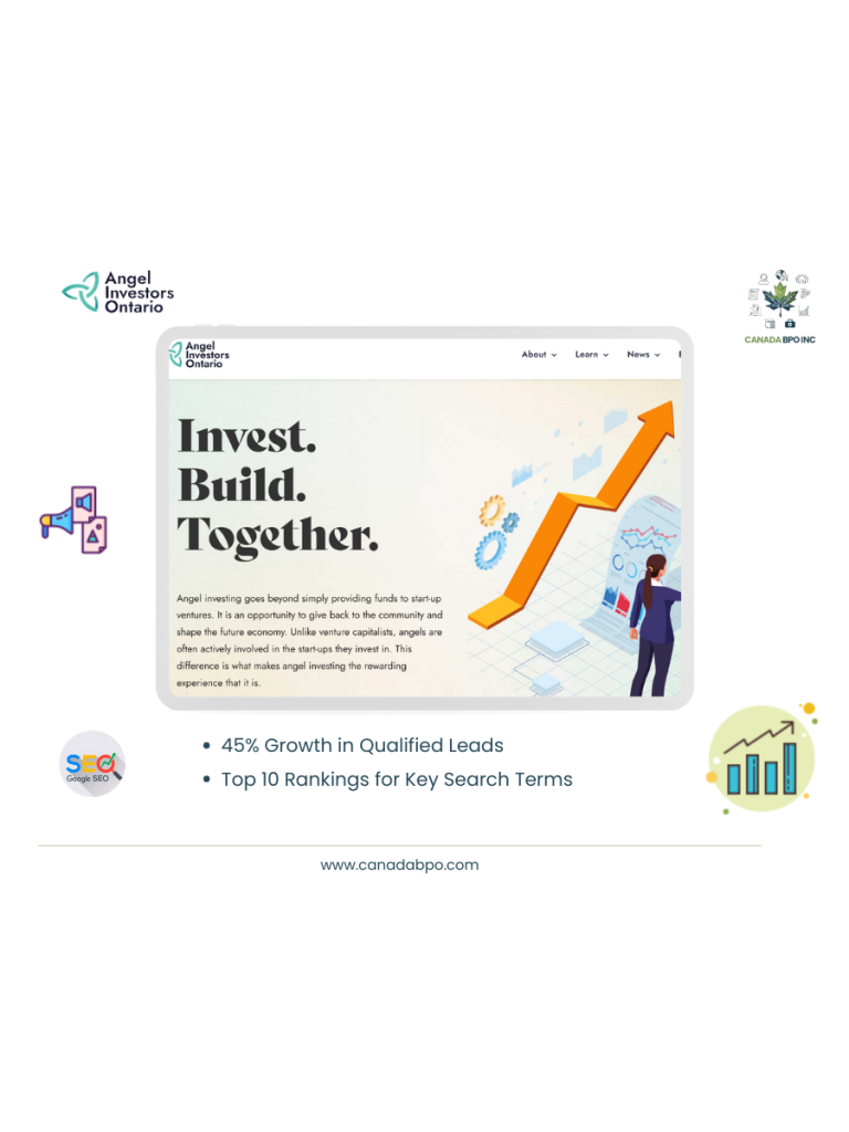 Angel Investor Ontario Enhances Online Visibility with Canada BPO's SEO Services